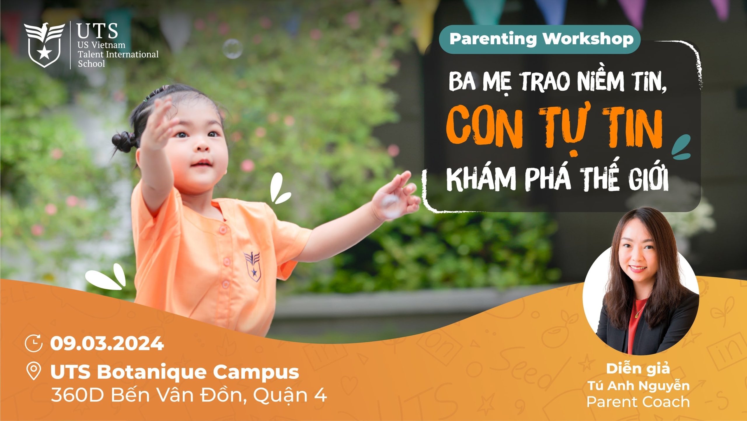 UTS Parenting Workshop dành cho ba mẹ